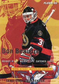 #141 Don Beaupre - Ottawa Senators - 1994-95 Fleer Hockey