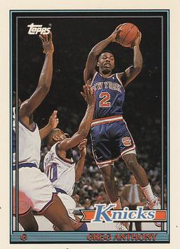 #141 Greg Anthony - New York Knicks - 1992-93 Topps Archives Basketball