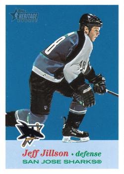 #141 Jeff Jillson - San Jose Sharks - 2001-02 Topps Heritage Hockey