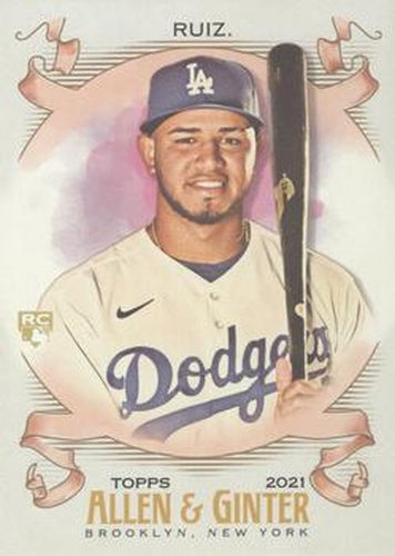 #141 Keibert Ruiz - Los Angeles Dodgers - 2021 Topps Allen & Ginter Baseball