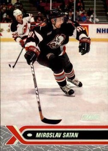 #141 Miroslav Satan - Buffalo Sabres - 2000-01 Stadium Club Hockey