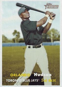 #141 Orlando Hudson - Toronto Blue Jays - 2006 Topps Heritage Baseball