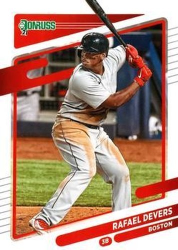 #141 Rafael Devers - Boston Red Sox - 2021 Donruss Baseball