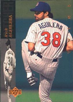 #141 Rick Aguilera - Minnesota Twins - 1994 Upper Deck Baseball