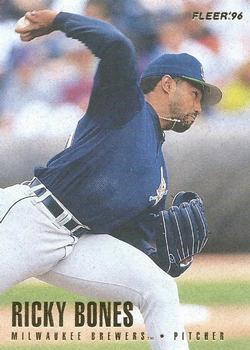 #141 Ricky Bones - Milwaukee Brewers - 1996 Fleer Baseball