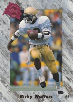 #141 Ricky Watters - San Francisco 49ers - 1991 Classic Four Sport