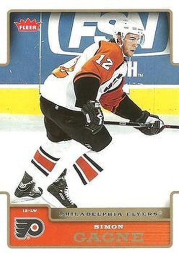 #141 Simon Gagne - Philadelphia Flyers - 2006-07 Fleer Hockey