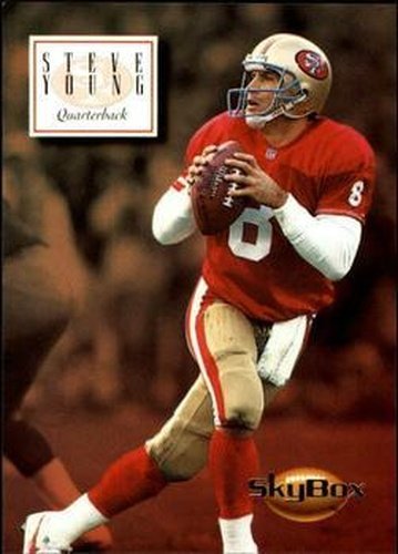 #141 Steve Young - San Francisco 49ers - 1994 SkyBox Premium Football