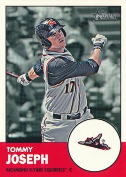 #141 Tommy Joseph - Richmond Flying Squirrels - 2012 Topps Heritage Minor League Baseball