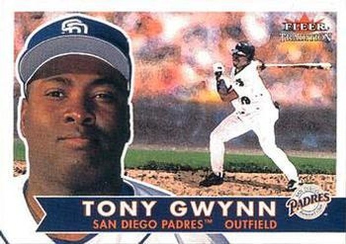 #141 Tony Gwynn - San Diego Padres - 2001 Fleer Tradition Baseball