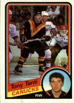 #141 Tony Tanti - Vancouver Canucks - 1984-85 Topps Hockey