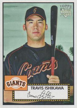 #141 Travis Ishikawa - San Francisco Giants - 2006 Topps 1952 Edition Baseball