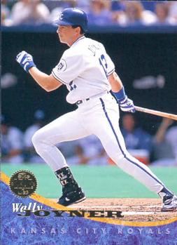 #141 Wally Joyner - Kansas City Royals - 1994 Leaf Baseball