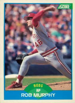 #141 Rob Murphy - Cincinnati Reds - 1989 Score Baseball