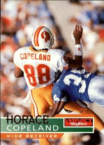 #141 Horace Copeland - Tampa Bay Buccaneers - 1995 SkyBox Impact Football