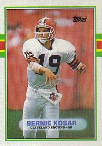 #141 Bernie Kosar - Cleveland Browns - 1989 Topps Football