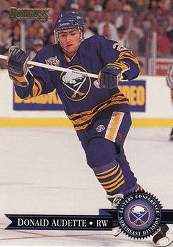 #141 Donald Audette - Buffalo Sabres - 1995-96 Donruss Hockey