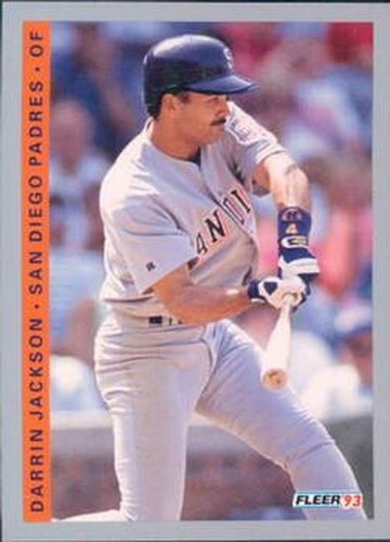 #141 Darrin Jackson - San Diego Padres - 1993 Fleer Baseball