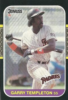 #141 Garry Templeton - San Diego Padres - 1987 Donruss Baseball