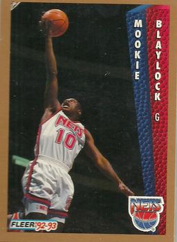 #141 Mookie Blaylock - New Jersey Nets - 1992-93 Fleer Basketball