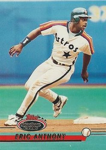 #141 Eric Anthony - Houston Astros - 1993 Stadium Club Baseball