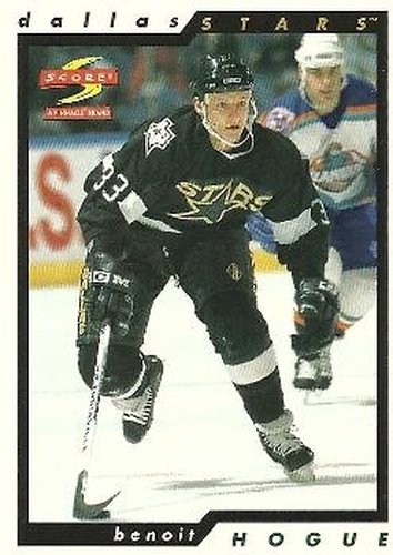 #141 Benoit Hogue - Dallas Stars - 1996-97 Score Hockey