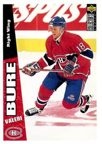 #141 Valeri Bure - Montreal Canadiens - 1996-97 Collector's Choice Hockey