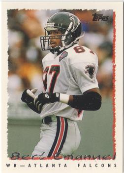 #141 Bert Emanuel - Atlanta Falcons - 1995 Topps Football