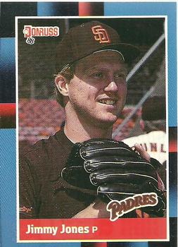 #141 Jimmy Jones - San Diego Padres - 1988 Donruss Baseball