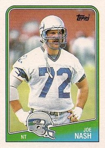#141 Joe Nash - Seattle Seahawks - 1988 Topps Football
