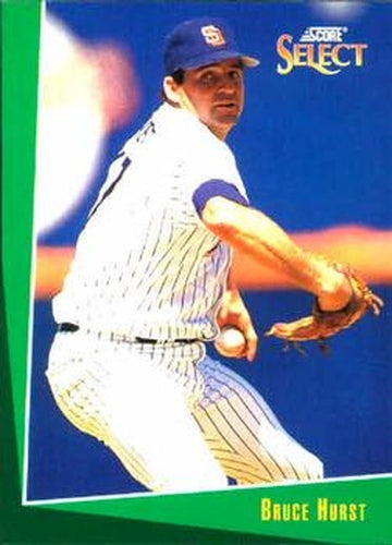 #141 Bruce Hurst - San Diego Padres - 1993 Select Baseball