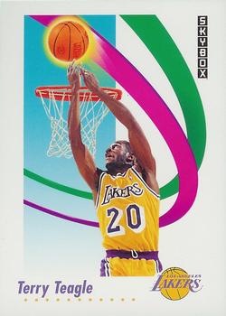 #141 Terry Teagle - Los Angeles Lakers - 1991-92 SkyBox Basketball