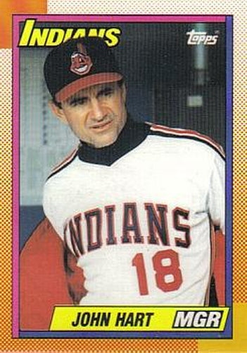 #141 John Hart - Cleveland Indians - 1990 Topps Baseball