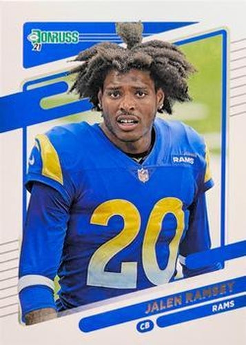 #141b Jalen Ramsey - Los Angeles Rams - 2021 Donruss Football
