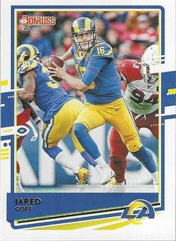 #141b Jared Goff - Los Angeles Rams - 2020 Donruss Football