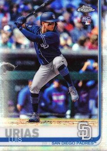 #141b Luis Urias - San Diego Padres - 2019 Topps Chrome Baseball