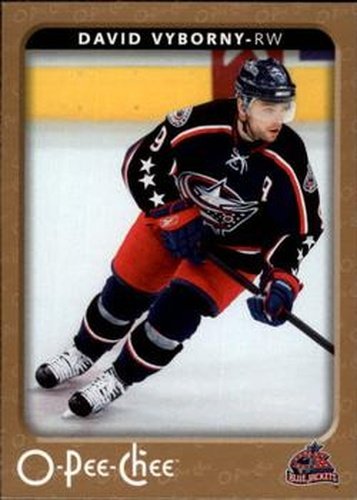 #142 David Vyborny - Columbus Blue Jackets - 2006-07 O-Pee-Chee Hockey