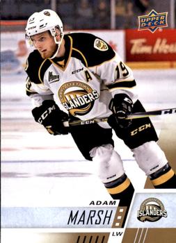 #142 Adam Marsh - Charlottetown Islanders - 2017-18 Upper Deck CHL Hockey