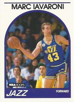 #142 Marc Iavaroni - Utah Jazz - 1989-90 Hoops Basketball