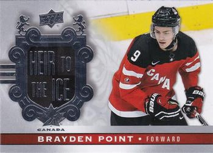 #142 Brayden Point - Canada - 2017-18 Upper Deck Canadian Tire Team Canada Hockey