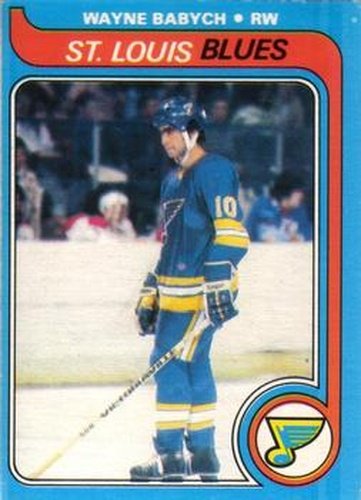 #142 Wayne Babych - St. Louis Blues - 1979-80 O-Pee-Chee Hockey