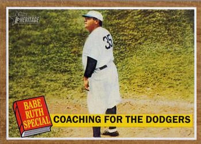#142 Babe Ruth - Brooklyn Dodgers - 2011 Topps Heritage Baseball
