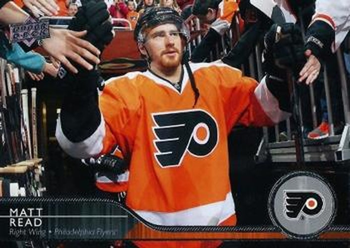 #142 Matt Read - Philadelphia Flyers - 2014-15 Upper Deck Hockey