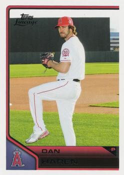 #142 Dan Haren - Los Angeles Angels - 2011 Topps Lineage Baseball