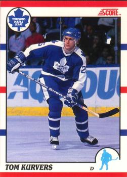 #142 Tom Kurvers - Toronto Maple Leafs - 1990-91 Score Canadian Hockey