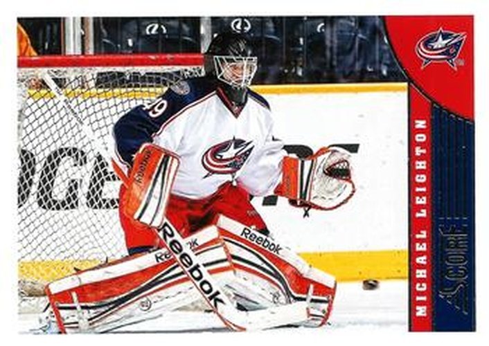 #142 Michael Leighton - Columbus Blue Jackets - 2013-14 Score Hockey
