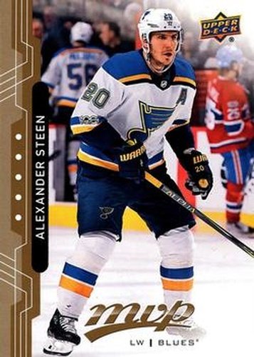 #142 Alexander Steen - St. Louis Blues - 2018-19 Upper Deck MVP Hockey