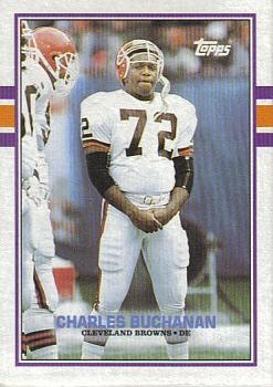 #142 Charles Buchanan - Cleveland Browns - 1989 Topps Football