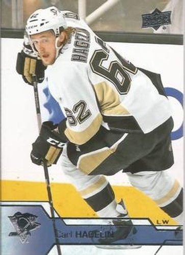 #142 Carl Hagelin - Pittsburgh Penguins - 2016-17 Upper Deck Hockey