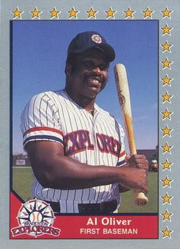 #142 Al Oliver - Bradenton Explorers - 1990 Pacific Senior League Baseball
